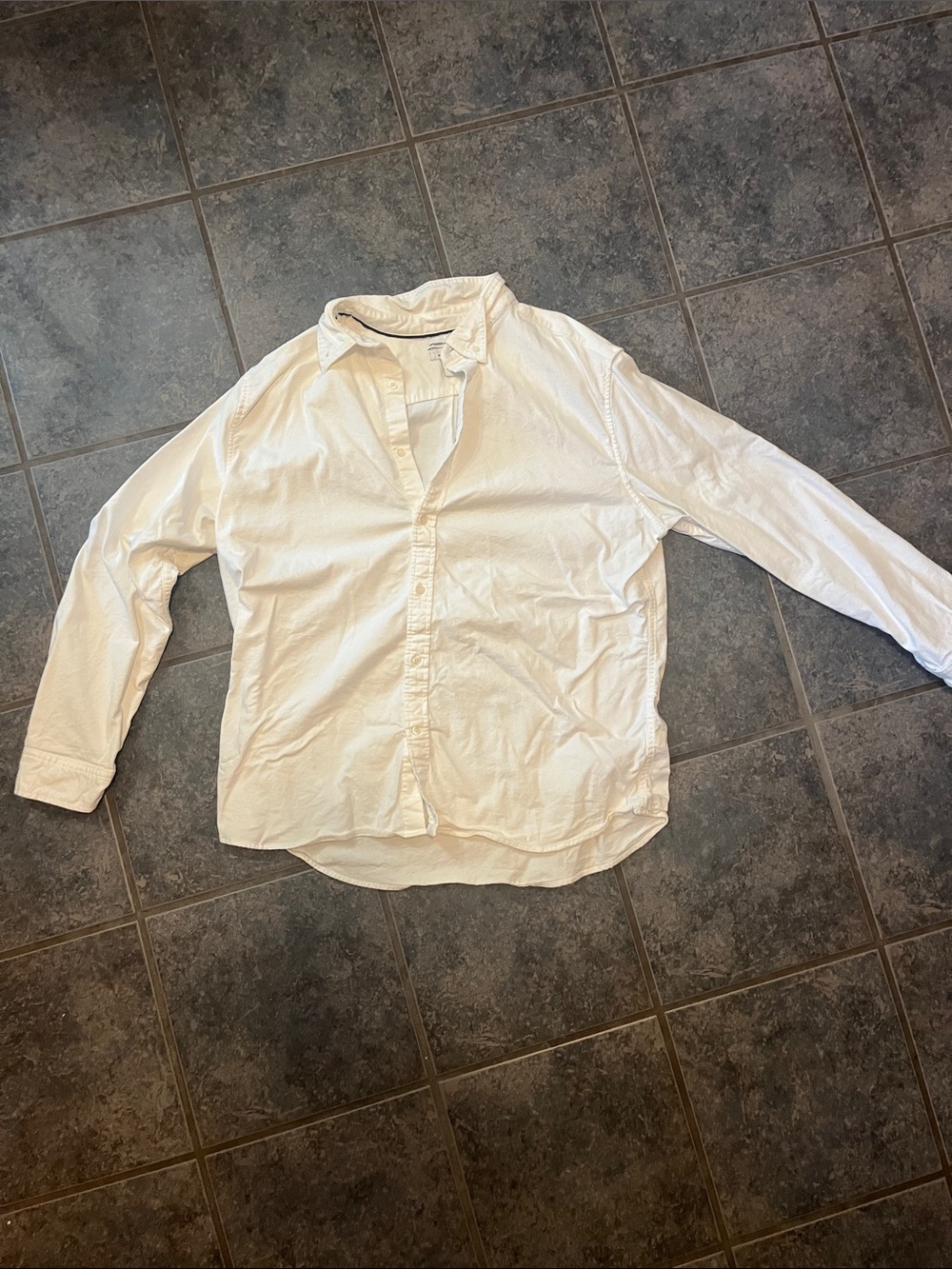 Men’s Cream Button up.